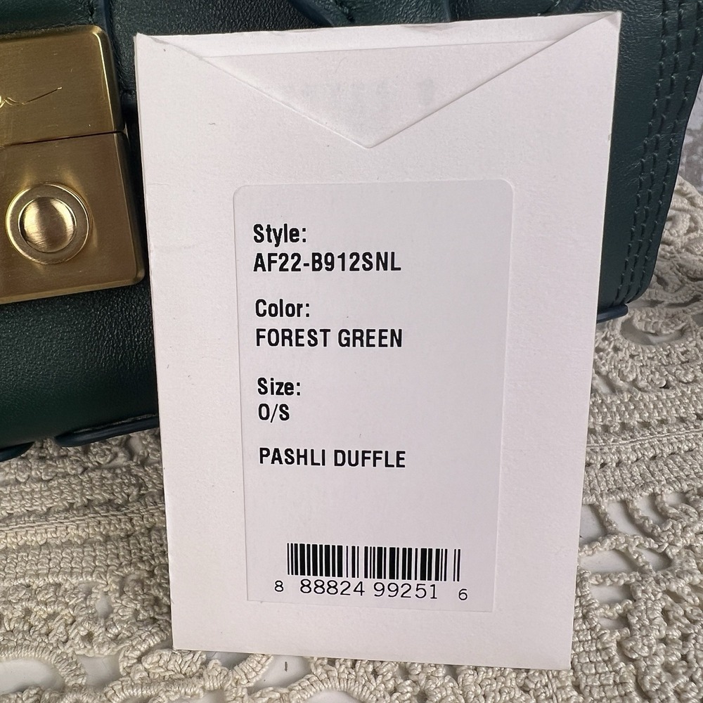 3.1 Phillip Lim Pashli Duffle Purse Forest Green Gold Hardware EUC - Picture 12 of 16